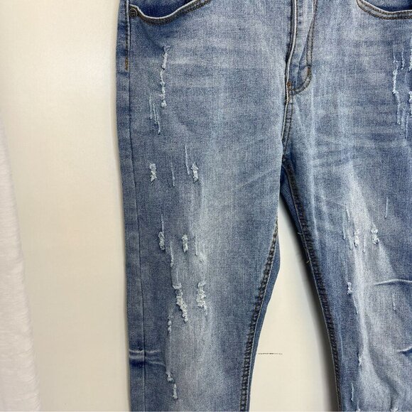 Waimea Skinny Fit Jeans Men's 30 x 32 Distressed Denim Straight Leg - Picture 5 of 8